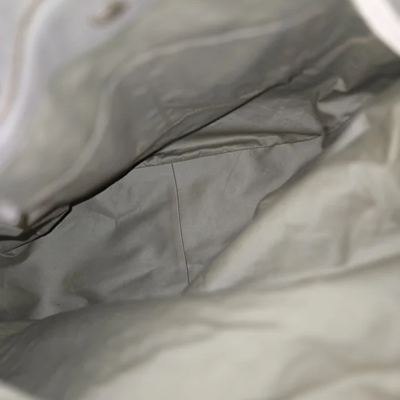 Sergio Rossi Cream Hobo Bag with Soft Leather and Crescent Shape